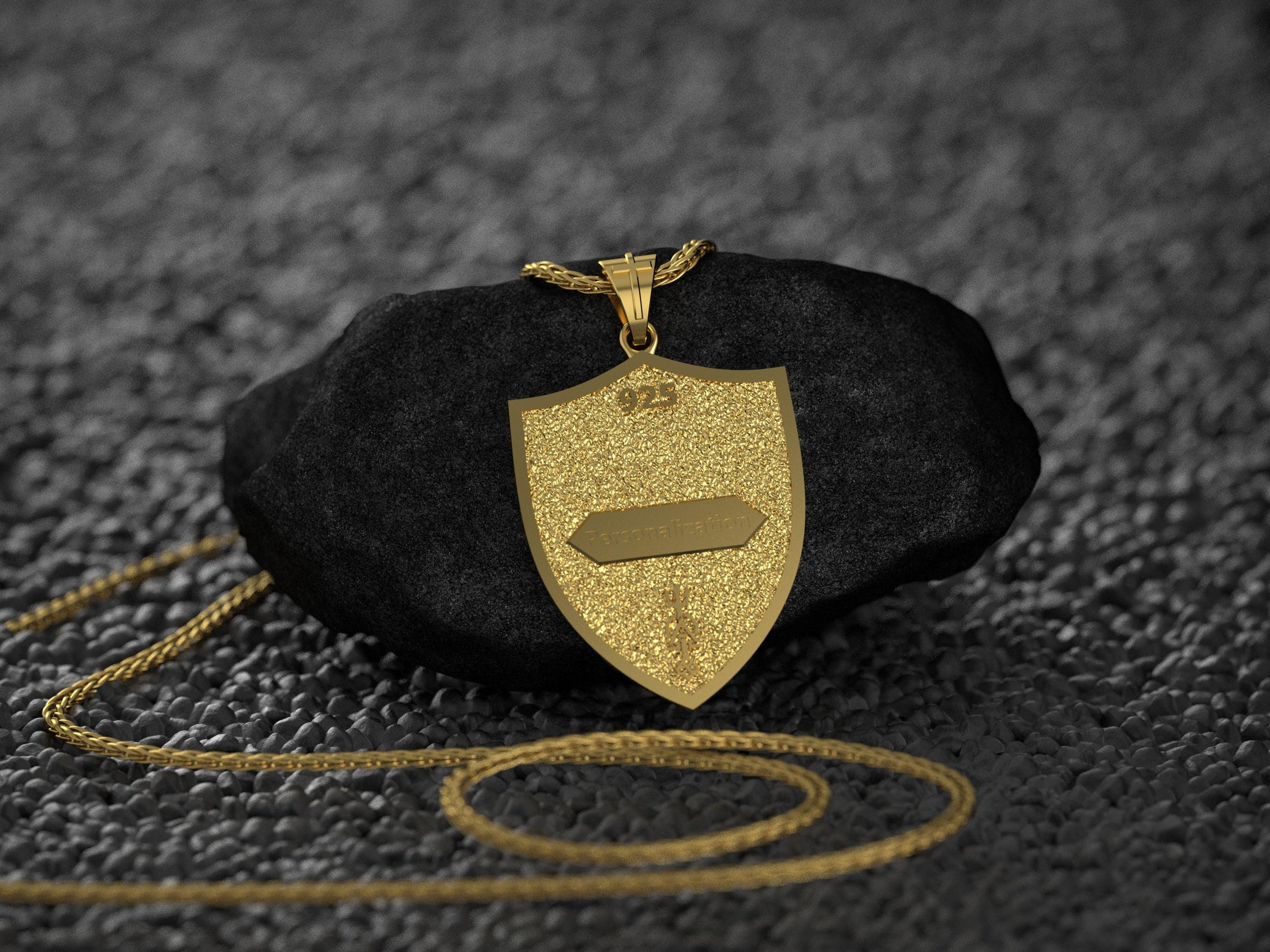 Saint Michael Pendant - Engravable