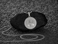 Load image into Gallery viewer, Close-up of 925 sterling silver personalized Spartan warrior pendant necklace
