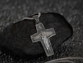 Load image into Gallery viewer, Pope Francis Cross Pendant – 925 Sterling Silver Shepherd Cross, Catholic Faith Jewelry, Religious Gift for Him or Her
