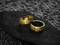 Load image into Gallery viewer, Gold plated Celtic knot rings for men and women,
