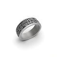 Load image into Gallery viewer, Viking style Celtic knot wedding bands for couples,
