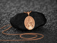 Bild in Galerie-Betrachter laden, Rose gold plated St. Jude sterling silver pendant necklace
