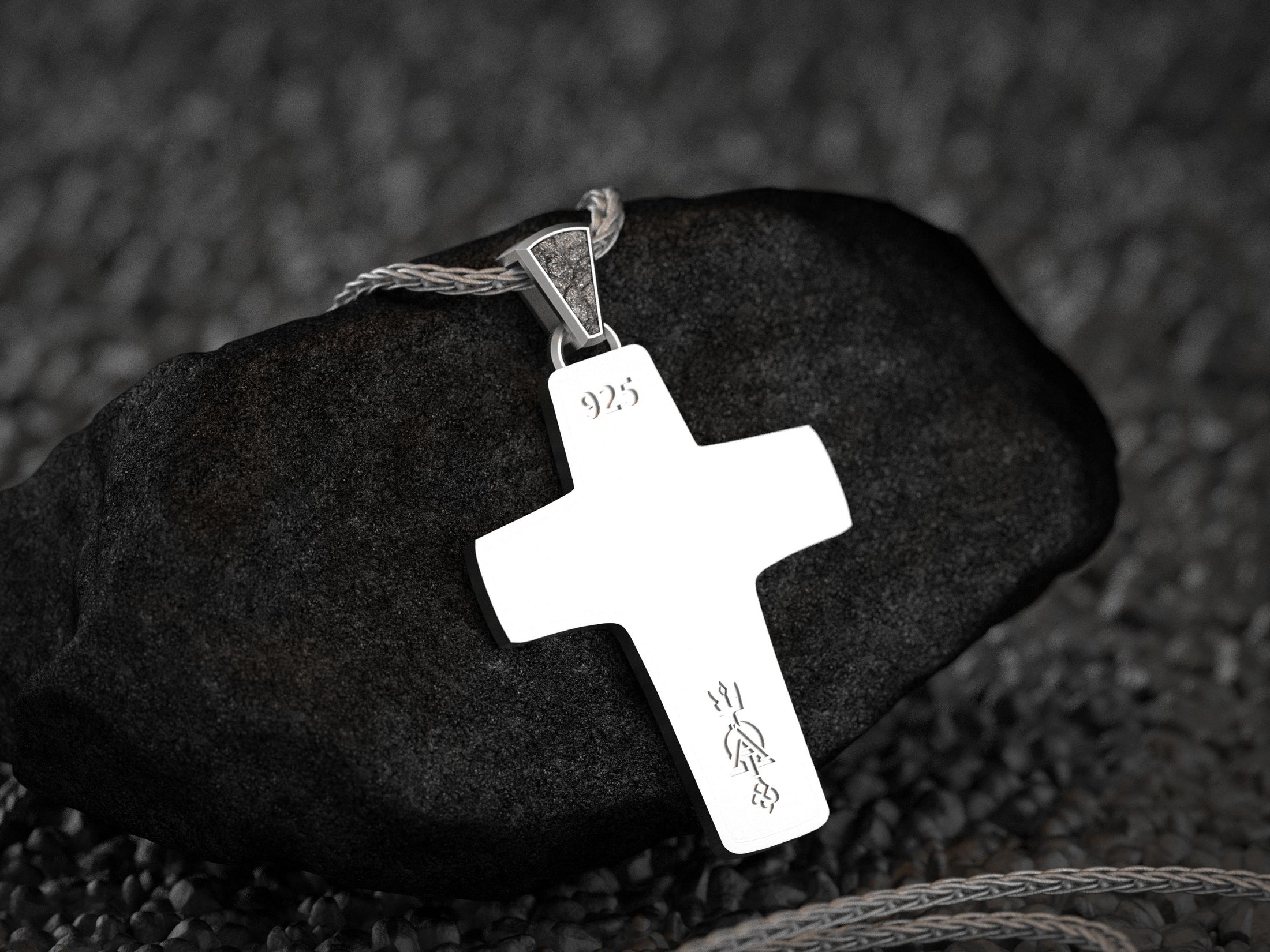 Pope Francis Cross Pendant – 925 Sterling Silver Shepherd Cross, Catholic Faith Jewelry, Religious Gift for Him or Her