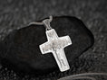 Load image into Gallery viewer, Pope Francis Cross Pendant – 925 Sterling Silver Shepherd Cross, Catholic Faith Jewelry, Religious Gift for Him or Her
