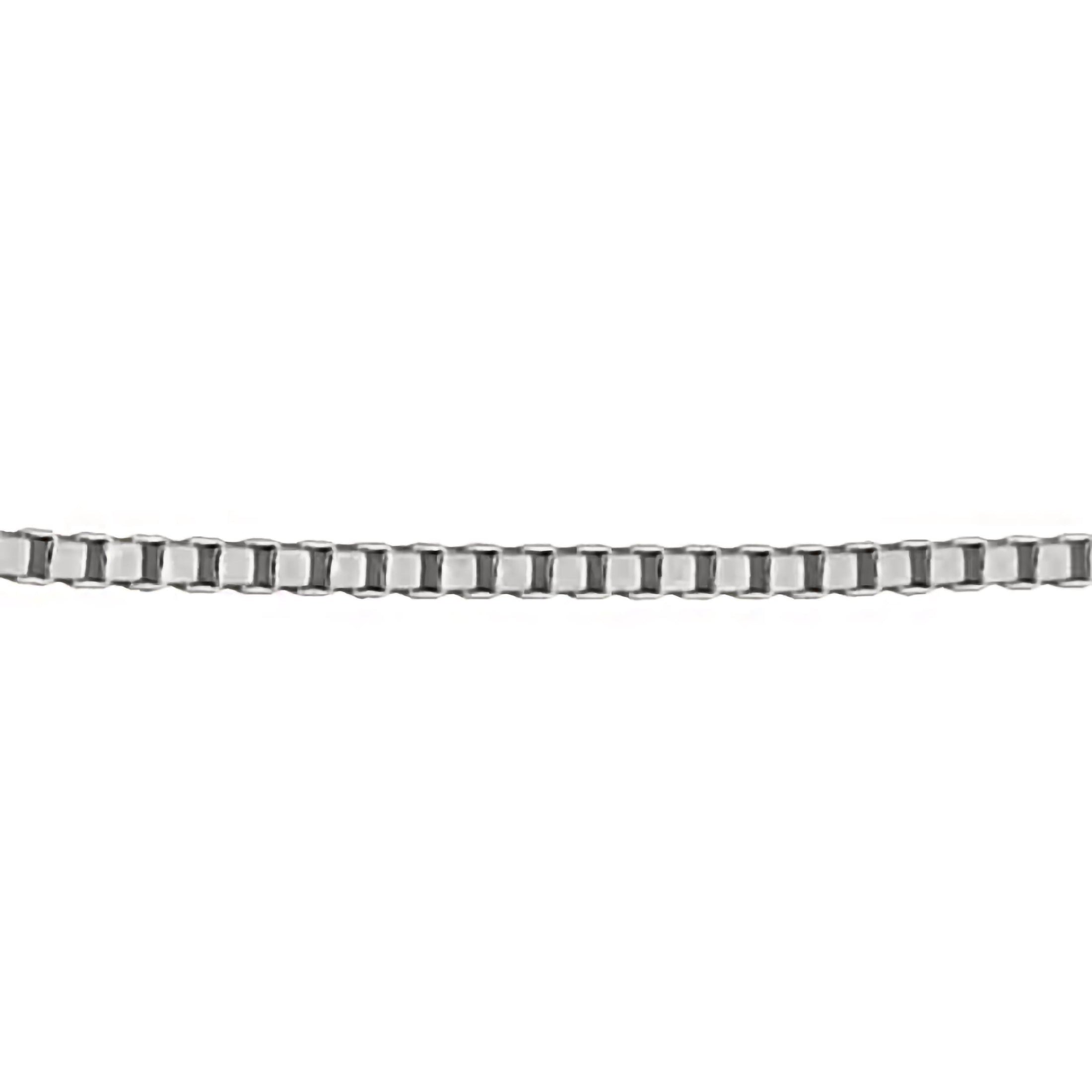 14K Yellow Gold Box Chain Necklace – 1.25mm Dainty Square Link Gold Chain for Women Men – Solid Gold Chain 16"–26"