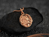 Rose gold lion necklace gift for leaders,