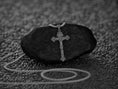 Bild in Galerie-Betrachter laden, INRI Crucifix Necklace with Jesus Figure – Catholic Christian Cross Pendant with Rose Ends – Faith Jewelry in Silver & Gold
