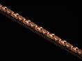 Load image into Gallery viewer, Rose gold-plated Norse link chain in high detail
