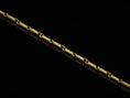 Load image into Gallery viewer, Gold plated spring wire chain in industrial style
