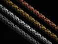 Bild in Galerie-Betrachter laden, Four plating variations of 925 geometric silver chain necklace,
