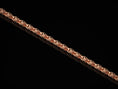 Load image into Gallery viewer, Rose gold plated 925 silver link chain with tribal pattern,
