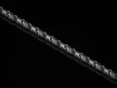 Bold men’s chain in oxidized 925 silver,