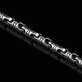 Load image into Gallery viewer, Minimalist sterling silver chain with cross pattern,
