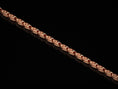 Load image into Gallery viewer, Rose gold plated medieval lily chain design
