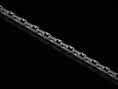 Load image into Gallery viewer, Full view of oxidized silver link chain necklace
