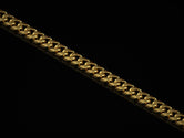 Gold-plated Greek motif chain necklace