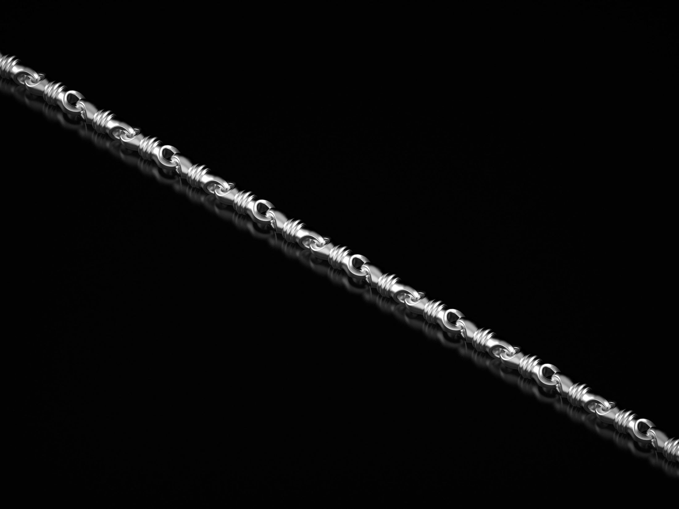 Polished finish heavy men’s chain