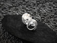 Bild in Galerie-Betrachter laden, Cronus Skull Numerology 925 Sterling Silver Signet Ring, Memento Mori Jewelry

