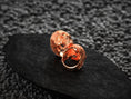 Bild in Galerie-Betrachter laden, Cronus Skull Numerology 925 Sterling Silver Signet Ring, Memento Mori Jewelry
