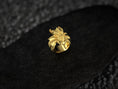 Load image into Gallery viewer, Front view of the 18K yellow gold–plated dragon ring showing its warm golden patina.
