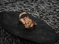 Bild in Galerie-Betrachter laden, Wolf Headdress Skull Ring – Sterling Silver Tribal Warrior Ring for Gothic Mythology Jewelry Lovers

