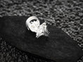 Load image into Gallery viewer, Lich Skull Wizard Ring – Gothic Fantasy DnD Jewelry for Dark Mage, Undead Sorcerer Ring in Sterling Silver
