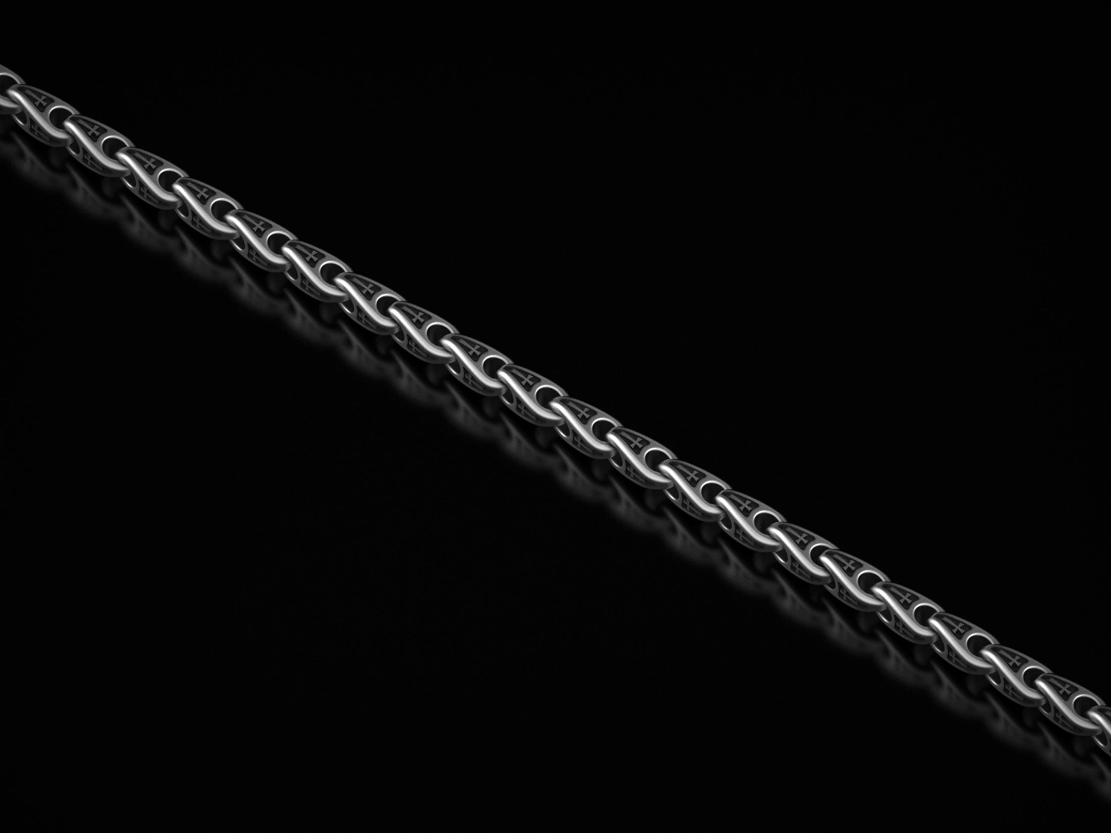 Cross Link Chain Necklace