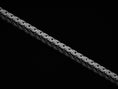 Load image into Gallery viewer, Polished silver Christian chain necklace close-up
