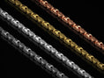 Load image into Gallery viewer, Full set of Viking chains in oxidized, polished, gold, and rose gold finishes
