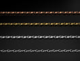 Load image into Gallery viewer, All finish options of clover chain – silver, gold, rose, oxidized
