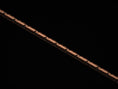Load image into Gallery viewer, Rose gold plated version of ornamental swirl chain necklace
