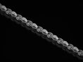 Bild in Galerie-Betrachter laden, Rhodium plated version of geometric 925 chain necklace,
