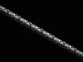 Load image into Gallery viewer, Rhodium plated men’s chain with symbolic cross pattern,
