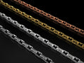 Load image into Gallery viewer, Rope twist chain styled as elegant unisex jewelry
