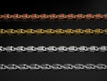 Load image into Gallery viewer, Unisex tribal chain with arrow motif in oxidized silver
