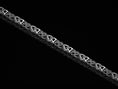 Load image into Gallery viewer, Polished silver version of DNA double helix chain
