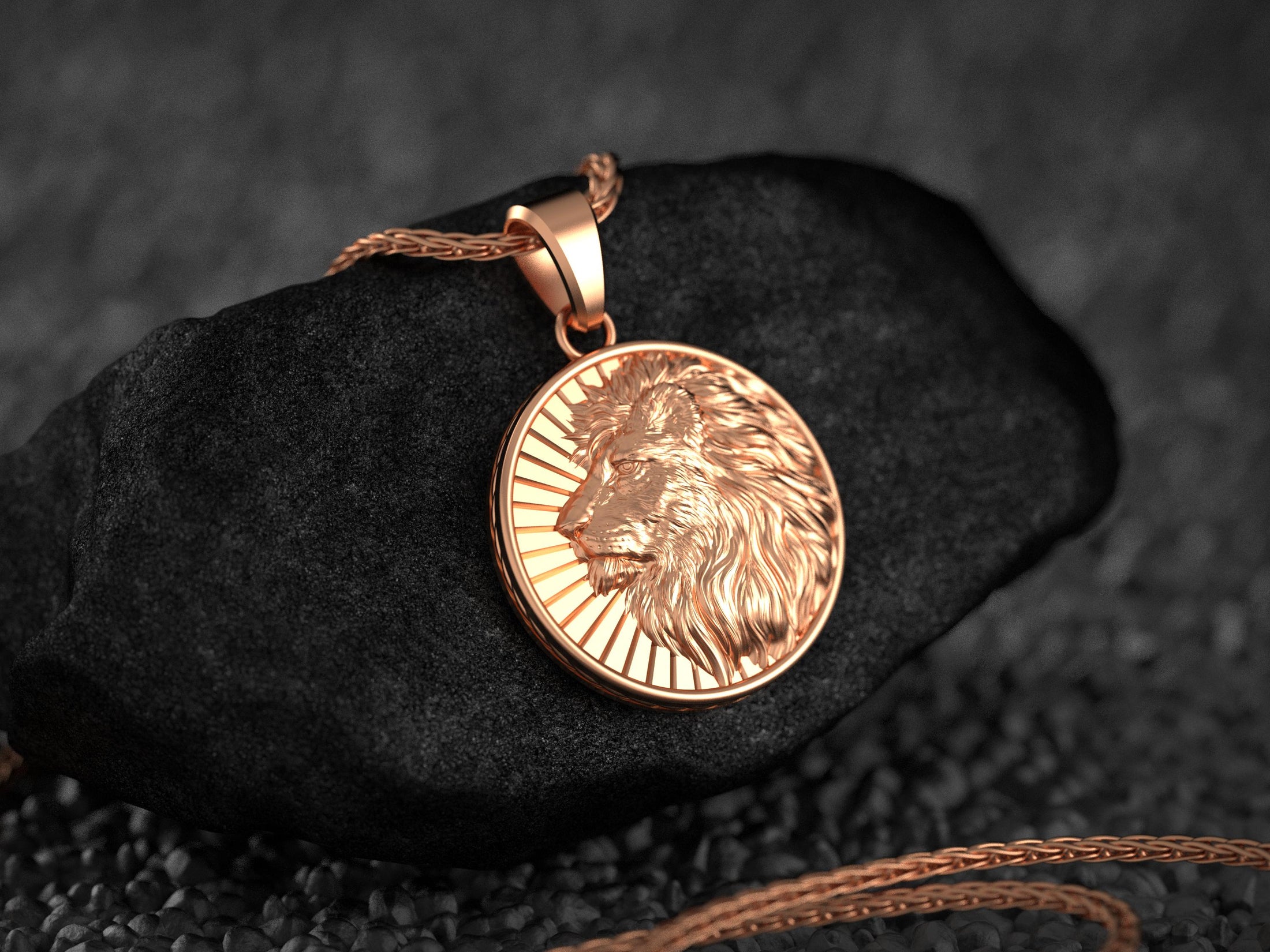 Lion Head Pendant