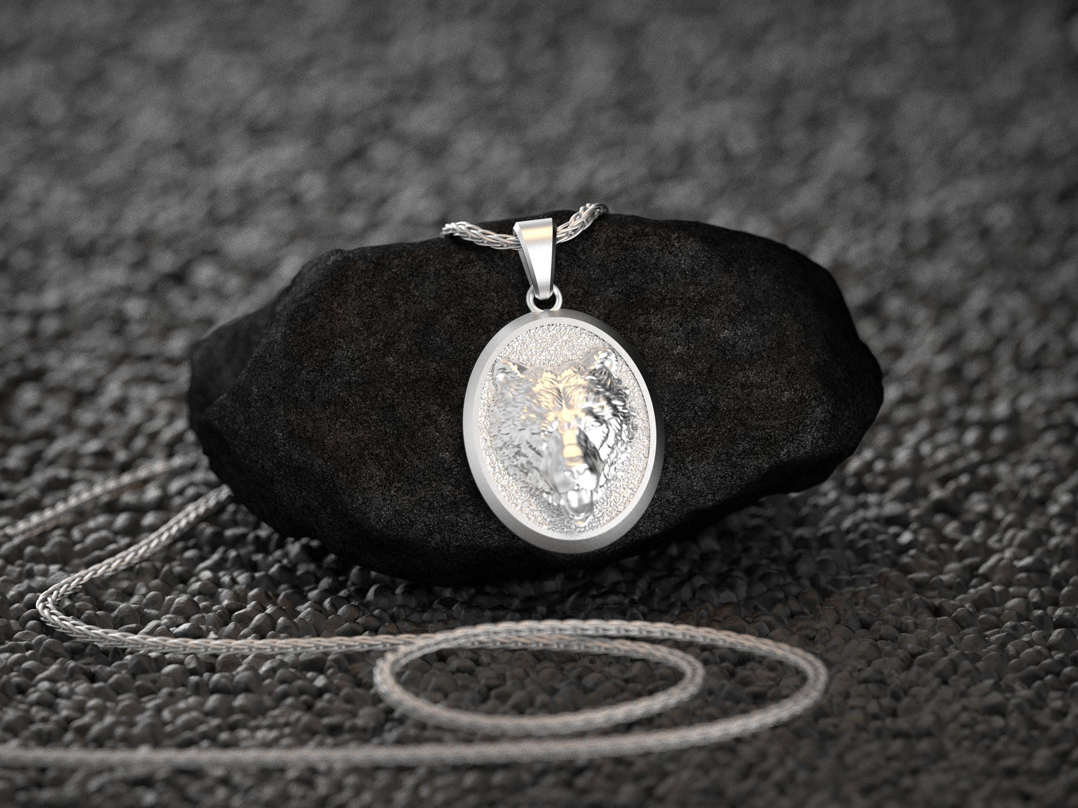 Personalized Bear Pendant
