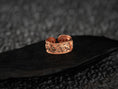 Load image into Gallery viewer, Rose gold Greek mythology ring with classical motifs
