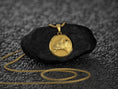 Load image into Gallery viewer, Gold Lioness Pendant - Engravable
