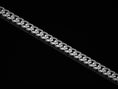 Load image into Gallery viewer, Polished silver Cuban link with Greek design
