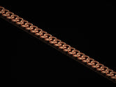 Rose gold Greek Cuban chain for men