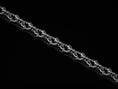 Load image into Gallery viewer, Full view of oxidized silver fish chain

