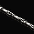 Load image into Gallery viewer, Close-up view of the twisted wire chain in oxidized finish
