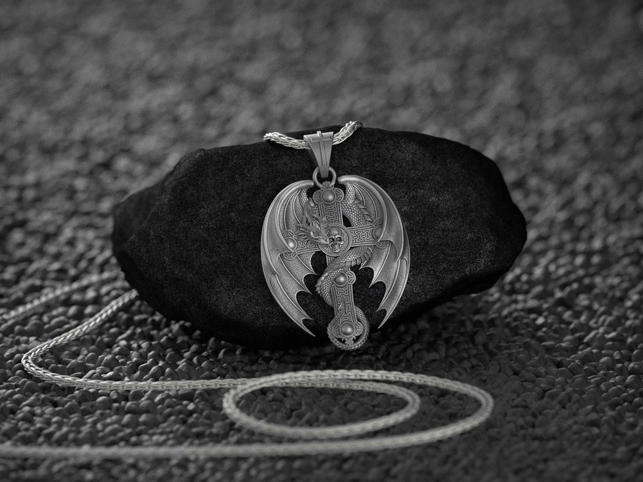 Dragon Cross Pendant