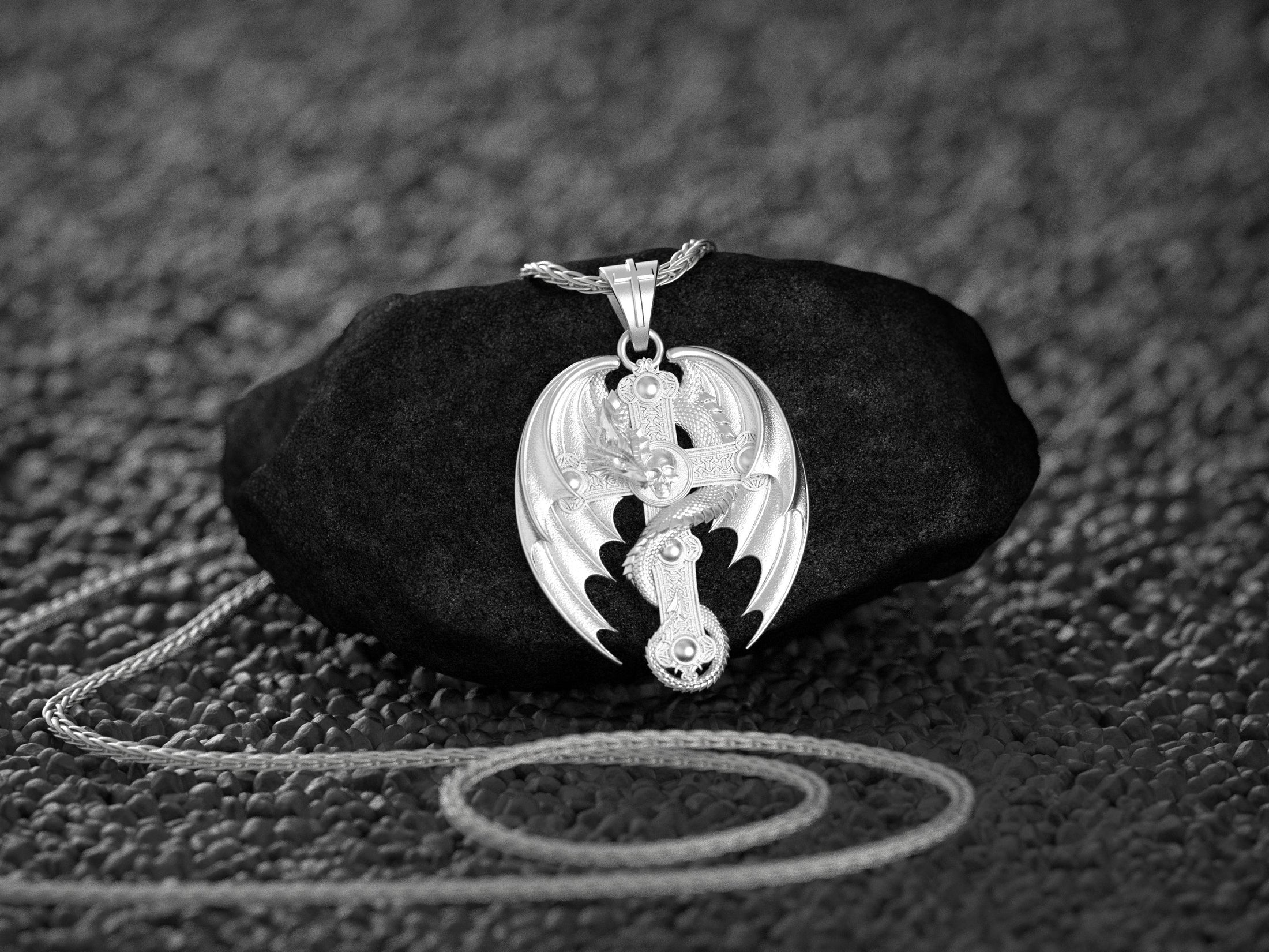Dragon Cross Pendant