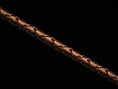Load image into Gallery viewer, Chain detail in rose gold – intricate tribal etching
