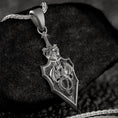 Load image into Gallery viewer, Dragon Knight Shield Pendant
