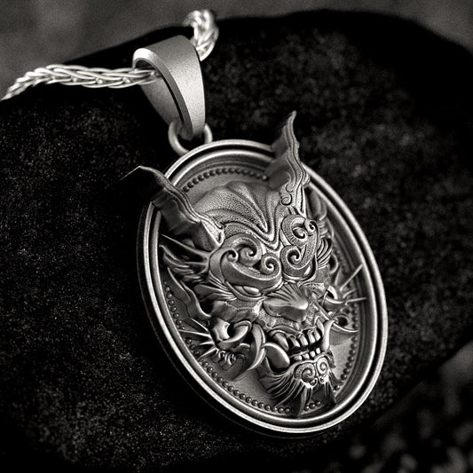 Oni Mask Necklace