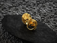 Bild in Galerie-Betrachter laden, Cronus Skull Numerology 925 Sterling Silver Signet Ring, Memento Mori Jewelry
